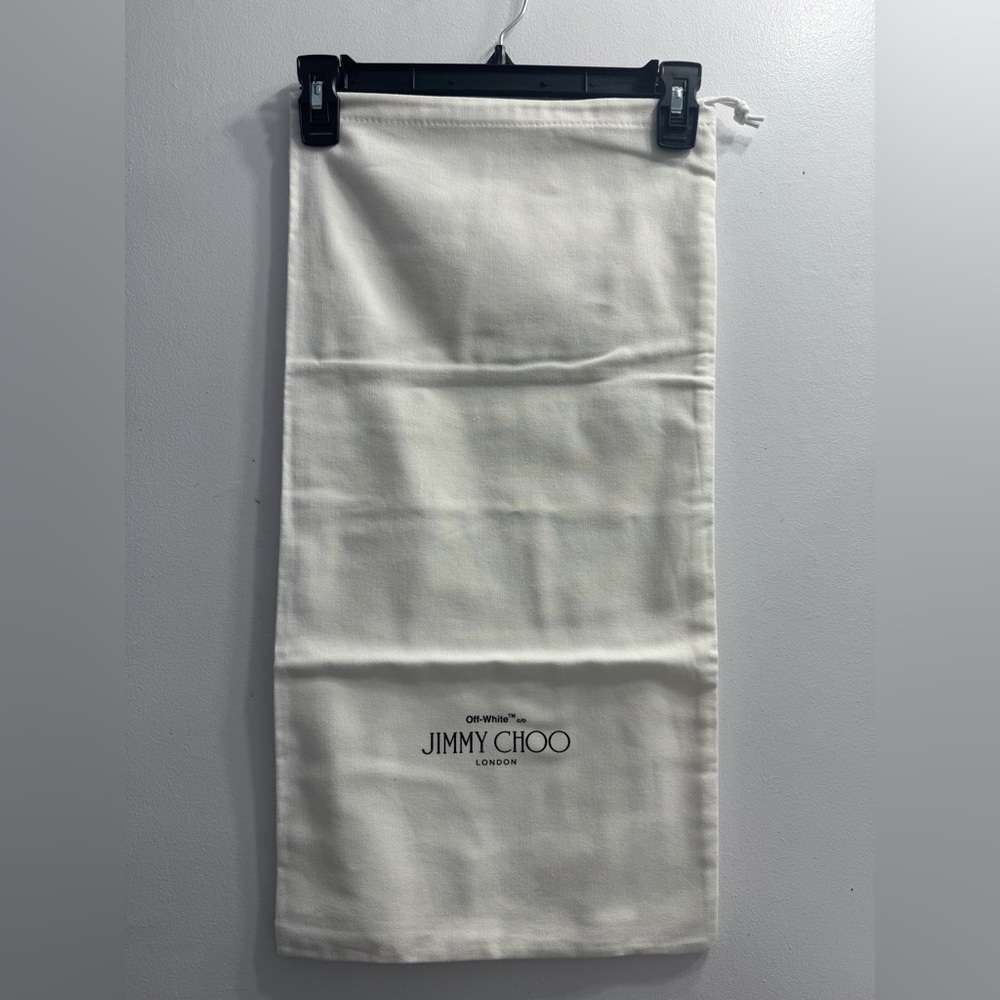 Jimmy Choo Off-White Luxury Dust Bag for Shoes in White. New. 64cm x 32cm.